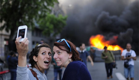 El selfie más polémico 